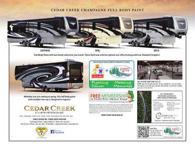 2021 Forest River Cedar Creek Champagne Edition Brochure page 8