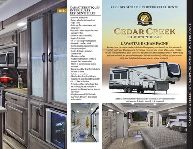 2021 Forest River Cedar Creek Champagne French Brochure page 3