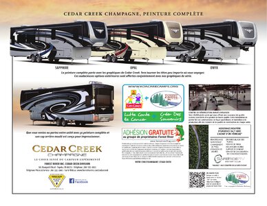 2021 Forest River Cedar Creek Champagne French Brochure page 8