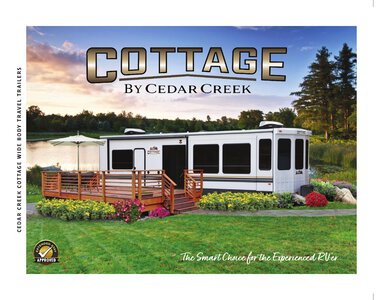 2021 Forest River Cedar Creek Cottage Brochure page 1