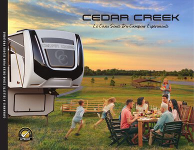 2021 Forest River Cedar Creek French Brochure page 1