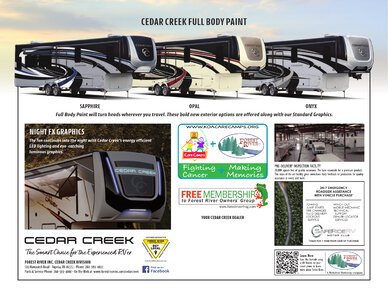 2021 Forest River Cedar Creek Brochure page 12