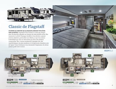 2021 Forest River Flagstaff Fifth Wheels French Brochure page 9