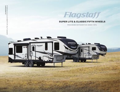 2021 Forest River Flagstaff Fifth Wheels Brochure page 1