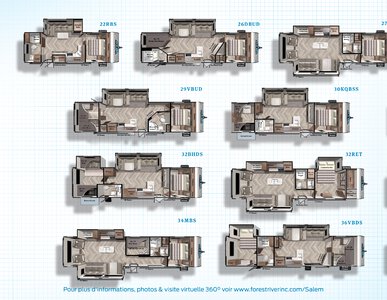2021 Forest River Salem French Brochure page 2