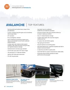 2021 Keystone RV Avalanche Brochure page 8