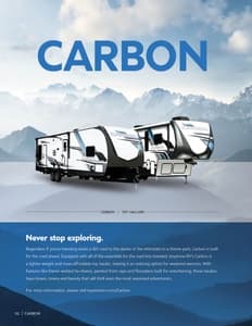 2021 Keystone RV Carbon Brochure page 2