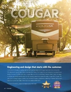 2021 Keystone RV Cougar Eastern Edition Brochure page 2