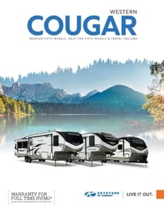 2021 Keystone RV Cougar Western Edition Brochure page 1