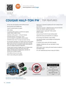 2021 Keystone RV Cougar Western Edition Brochure page 10