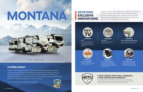 2021 Keystone RV Montana Brochure page 2