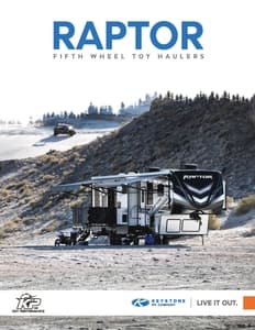 2021 Keystone RV Raptor Brochure page 1