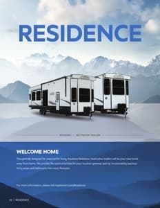 2021 Keystone RV Residence Brochure page 2