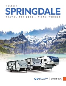 2021 Keystone RV Springdale Western Edition Brochure page 1