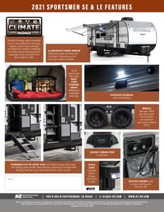 2021 KZ RV Sportsmen SE And LE Brochure page 6