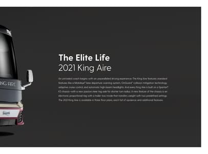 2021 Newmar King Aire Brochure page 5