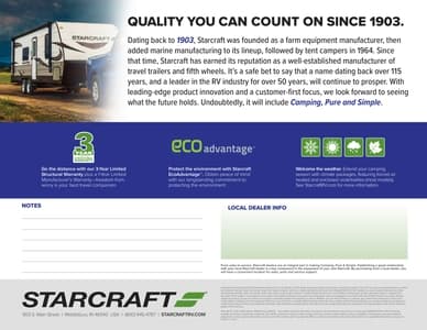 2021 Starcraft Full Line Brochure page 8