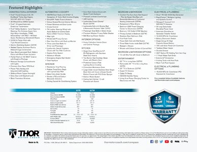 2021 Thor Compass Brochure page 2