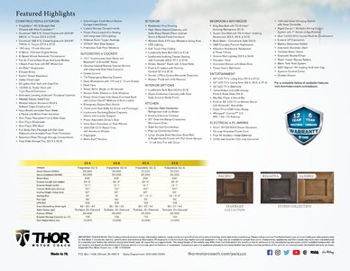 2021 Thor Palazzo Flyer page 2