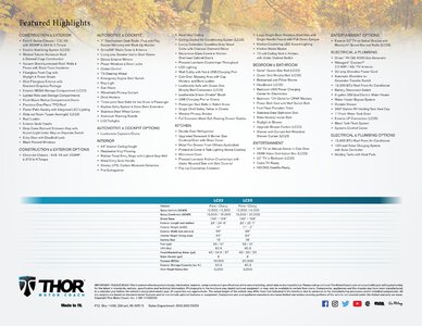 2021 Thor Quantum LC Flyer page 2