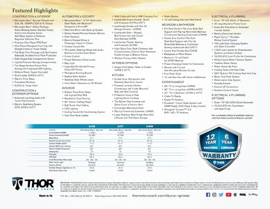 2021 Thor Tiburon Flyer page 2