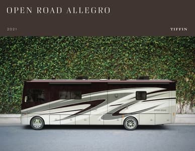 2021 Tiffin Open Road Allegro Brochure page 1