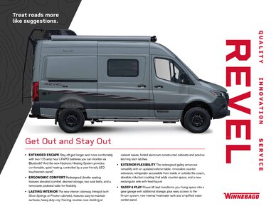 2021 Winnebago Revel Brochure page 1