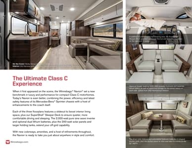 2021 Winnebago Navion Brochure page 2