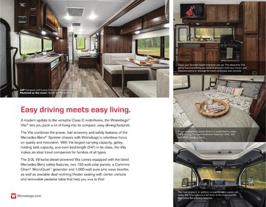 2021 Winnebago Vita Brochure page 2