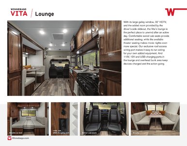 2021 Winnebago Vita Brochure page 3