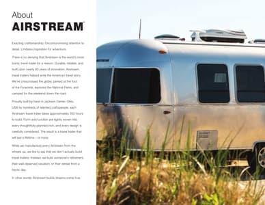 2022 Airstream Bambi Travel Trailer Brochure page 2