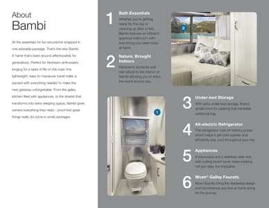 2022 Airstream Bambi Travel Trailer Brochure page 4