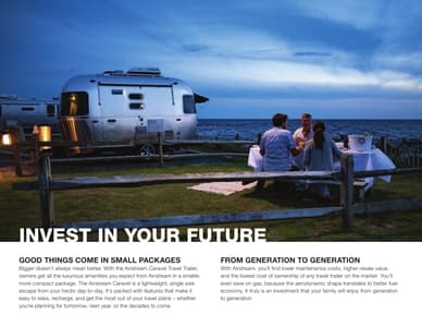 2022 Airstream Caravel Travel Trailer Brochure page 6