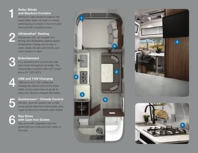 2022 Airstream Caravel Travel Trailer Brochure page 7