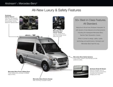 2022 Airstream Interstate 19 Touring Coach Brochure page 2