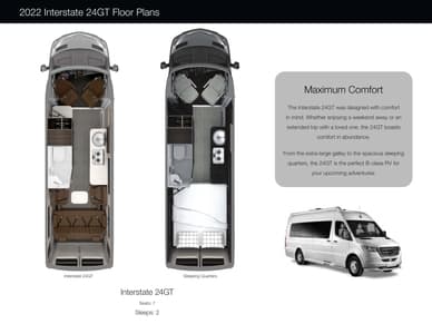 2022 Airstream Interstate 24 Touring Coach Brochure page 8
