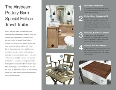 2022 Airstream Pottery Barn Special Edition Brochure page 6