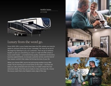 2022 DRV Luxury Suites Mobile Suites Brochure page 4