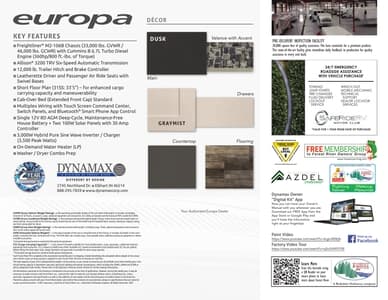 2022 Dynamax Europa Brochure page 4