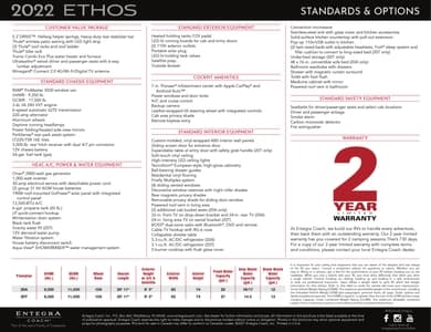 2022 Entegra Coach Ethos Brochure page 4