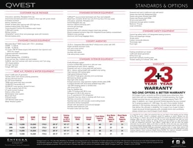 2022 Entegra Coach Qwest Brochure page 4