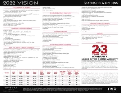 2022 Entegra Coach Vision Brochure page 4