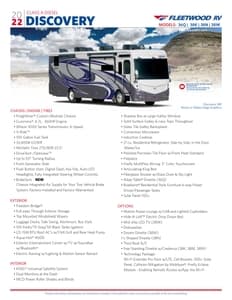 2022 Fleetwood Discovery Brochure page 1