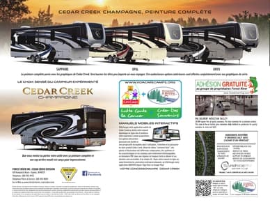 2022 Forest River Cedar Creek Champagne French Brochure page 8