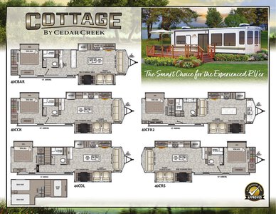 2022 Forest River Cedar Creek Cottage Brochure page 1
