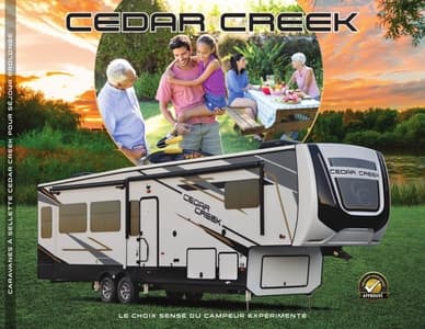 2022 Forest River Cedar Creek French Brochure page 1