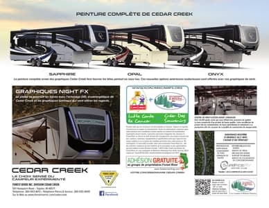 2022 Forest River Cedar Creek French Brochure page 12