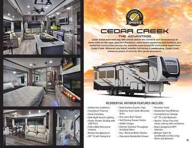 2022 Forest River Cedar Creek Brochure page 3