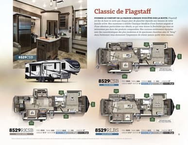 2022 Forest River Flagstaff Fifth Wheels French Brochure page 9