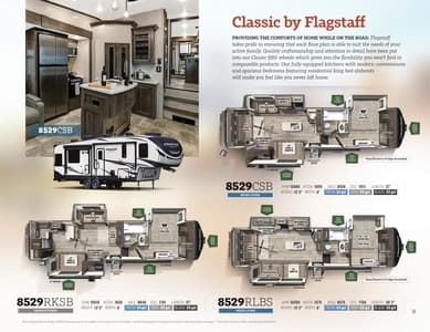 2022 Forest River Flagstaff Fifth Wheels Brochure page 9